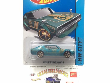 2014 Hot Wheels #23 Nissan Skyline 2000GT-R For Cheap