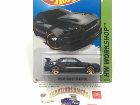 2014 Hot Wheels #230 Nissan Skyline GT-R (R34) with Protector For Discount