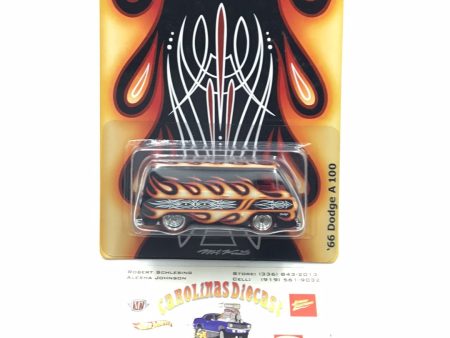 2011 Hot wheels Japan Convention 1966 Dodge A100 VHTF Sample card W  Protector Supply