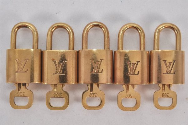 Authentic Louis Vuitton Padlock & Keys 10Set LV 3457K Supply