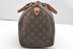 Authentic Louis Vuitton Monogram Speedy 30 Hand Boston Bag M41526 LV Junk 5520K Cheap