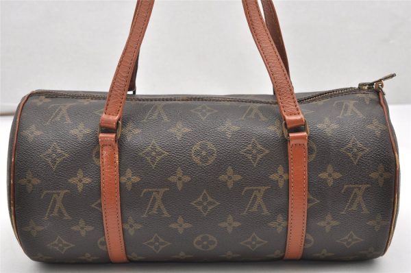 Authentic Louis Vuitton Monogram Papillon 30 Hand Bag Old Model LV 6507K For Discount