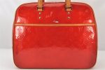 Authentic Louis Vuitton Vernis Sutton Shoulder Hand Bag Red M91080 LV 6542K Online Hot Sale