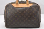 Authentic Louis Vuitton Monogram Deauville Hand Bag M47270 LV 6514K Supply