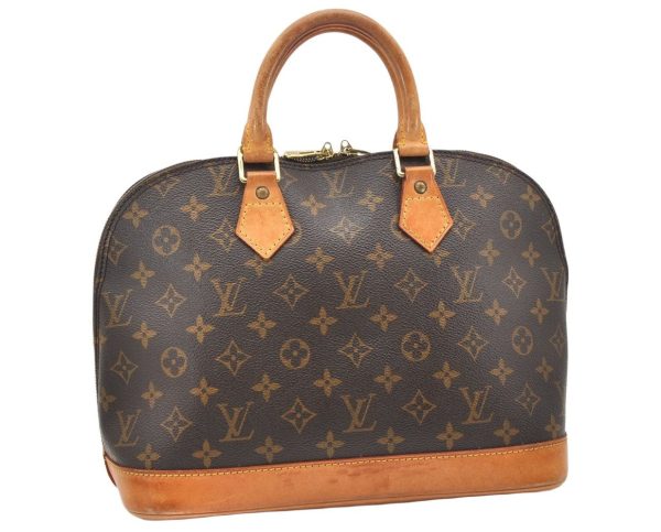 Authentic Louis Vuitton Monogram Alma Hand Bag Purse M51130 LV 6536K Online