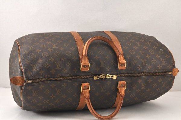 Authentic Louis Vuitton Monogram Keepall 55 Travel Boston Bag M41424 LV 5388K For Cheap