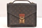 Authentic Louis Vuitton Monogram Monceau 2Way Shoulder Hand Bag M51185 LV 6511K Discount