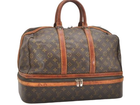 Authentic Louis Vuitton Monogram Sac Sport Travel Hand Bag Old Model LV 5772K Online Hot Sale