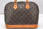 Authentic Louis Vuitton Monogram Alma Hand Bag Purse M51130 LV 6536K Online