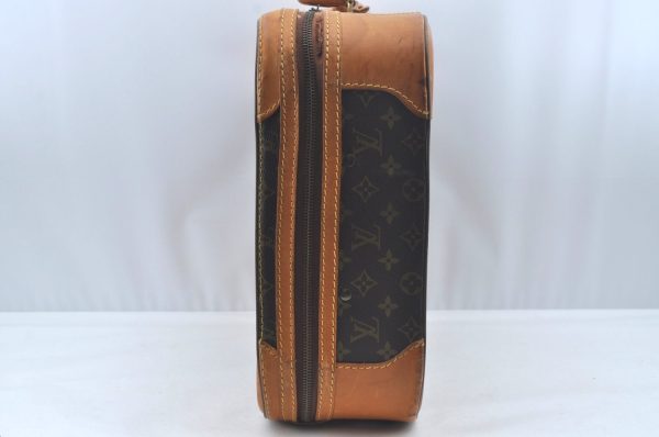 Louis Vuitton Monogram Stratos 45 Trunk Case Travel Bag Old Model Junk L0654 on Sale