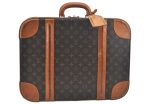 Louis Vuitton Monogram Stratos 45 Trunk Case Travel Bag Old Model Junk L0654 on Sale