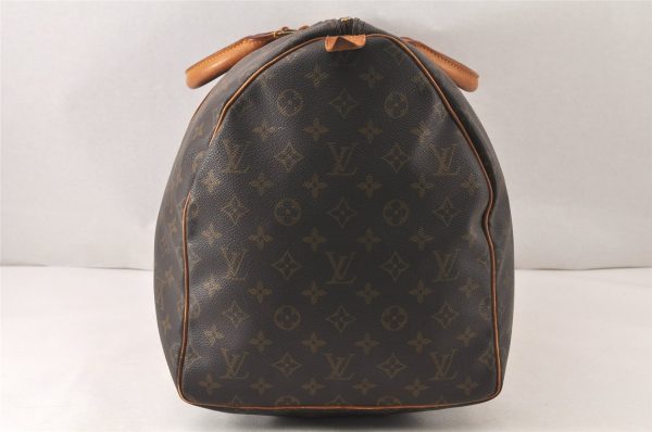 Authentic Louis Vuitton Monogram Keepall 55 Travel Boston Bag M41424 LV 5388K For Cheap