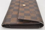 Authentic Louis Vuitton Damier Portefeuille International Wallet N61217 LV 6526K Sale