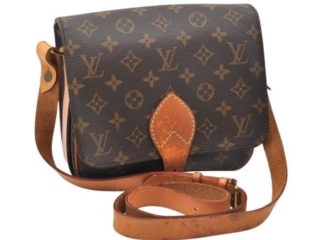 Authentic Louis Vuitton Monogram Cartouchiere MM M51253 Shoulder Cross Bag 6545K For Discount