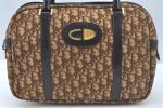 Authentic Christian Dior Trotter Hand Bag Canvas Brown L0663 Online