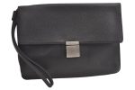 Authentic Louis Vuitton Taiga Selenga Clutch Hand Bag Black M30782 LV 5733K Online