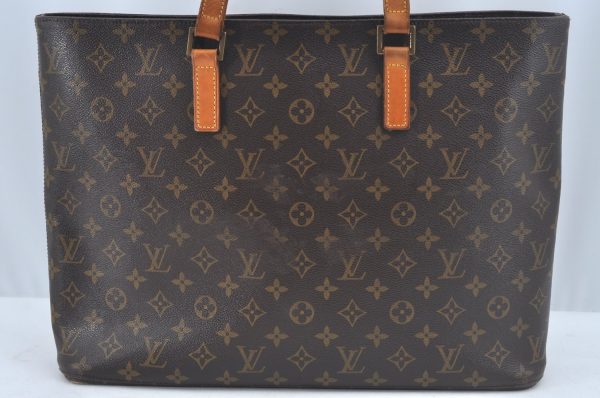 Authentic Louis Vuitton Monogram Luco Shoulder Tote Bag M51155 LV Junk 0726J on Sale