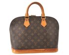 Authentic Louis Vuitton Monogram Alma Hand Bag Purse M51130 LV 6537K on Sale