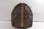 Authentic Louis Vuitton Monogram Keepall Bandouliere 60 M41412 Boston Bag 3845K Cheap