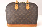 Authentic Louis Vuitton Monogram Alma Hand Bag Purse M51130 LV 6537K on Sale