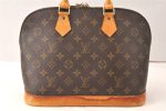 Authentic Louis Vuitton Monogram Alma Hand Bag Purse M51130 LV 6537K on Sale