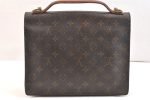 Authentic Louis Vuitton Monogram Monceau 2Way Shoulder Hand Bag M51185 LV 6511K Discount