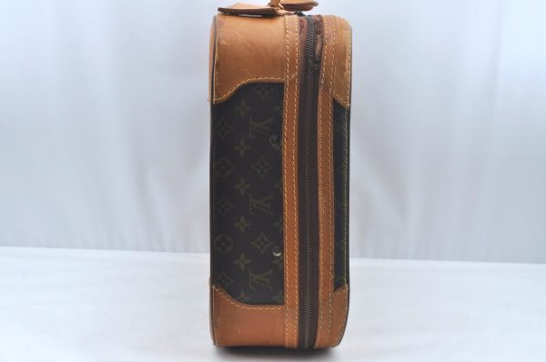 Louis Vuitton Monogram Stratos 45 Trunk Case Travel Bag Old Model Junk L0654 on Sale