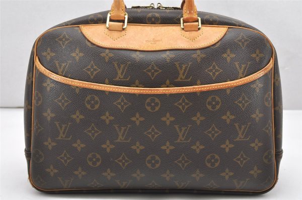 Authentic Louis Vuitton Monogram Deauville Hand Bag M47270 LV 6514K Supply