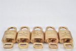 Authentic Louis Vuitton Padlock & Keys 10Set LV 3457K Supply