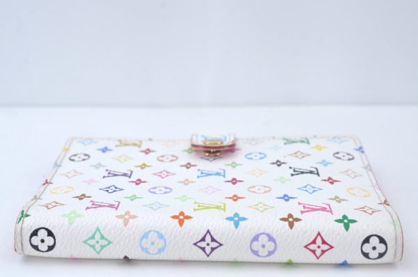 Louis Vuitton Monogram Multicolor Agenda PM Notebook Cover White Pink 2602K Online Hot Sale