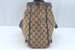 Authentic GUCCI Vintage Shoulder Tote Bag GG Canvas Leather 141472 Brown L0656 For Discount