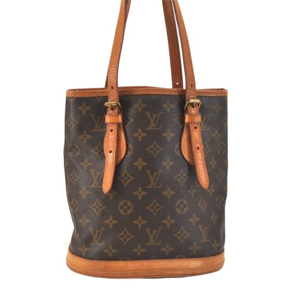 Authentic Louis Vuitton Monogram Bucket PM Shoulder Tote Bag Old Model LV 3464K Fashion