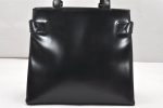 Authentic GUCCI Vintage 2Way Shoulder Hand Bag Purse Leather Black Junk 6485K on Sale