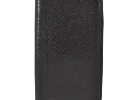 Authentic Louis Vuitton Taiga Zippy Wallet Vertical Long Black M32822 LV 6489K For Discount