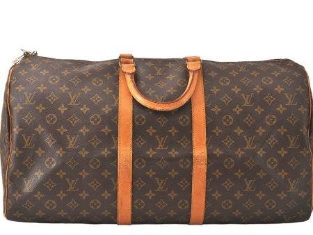 Authentic Louis Vuitton Monogram Keepall 55 Travel Boston Bag M41424 LV 5376K Supply