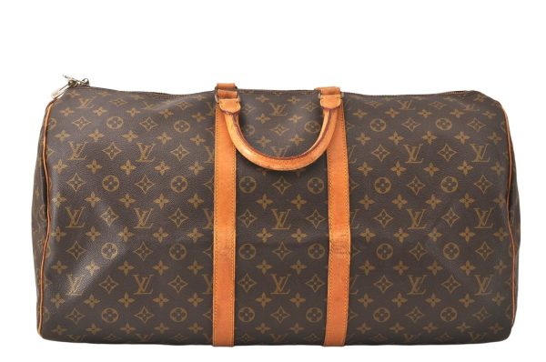 Authentic Louis Vuitton Monogram Keepall 55 Travel Boston Bag M41424 LV 5376K Supply