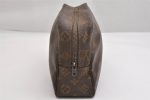 Auth Louis Vuitton Monogram Trousse Toilette 28 Clutch Hand Bag Old Model 1658K Cheap