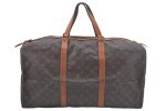 Authentic Louis Vuitton Monogram Sac Souple55 Hand Boston Bag Old Model LV L0422 Discount