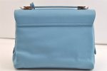 Authentic BALENCIAGA Le Dix 2Way Shoulder Hand Bag Leather 391568 Blue 3489K Hot on Sale