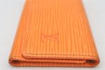 Authentic Louis Vuitton Epi Multicles 4 Key Case Orange M6382H LV 6425K Online Sale