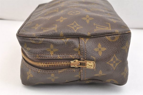 Auth Louis Vuitton Monogram Trousse Toilette 28 Clutch Hand Bag M47522 LV 6922K Hot on Sale