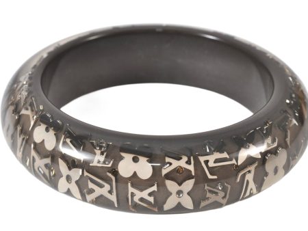 Authentic Louis Vuitton Uncle John GM Bangle Bracelet Gray LV 4717K on Sale