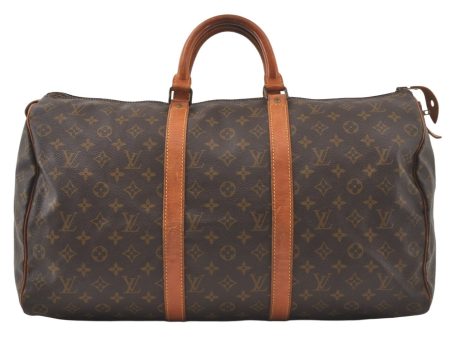 Authentic Louis Vuitton Monogram Keepall 50 Travel Boston Bag Old Model LV 7136K Online