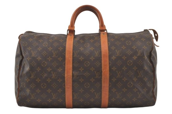 Authentic Louis Vuitton Monogram Keepall 50 Travel Boston Bag Old Model LV 7136K Online