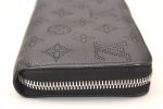 Authentic Louis Vuitton Mahina Zippy Wallet Long Purse Black M61867 LV 6278K Online now