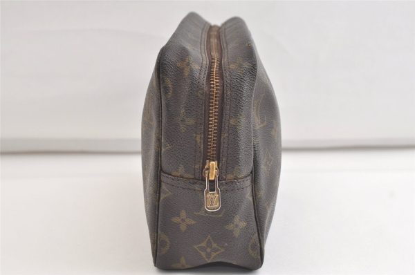 Auth Louis Vuitton Monogram Trousse Toilette 28 Clutch Hand Bag M47522 LV 4338K Supply