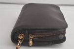 Authentic Louis Vuitton Taiga Baikal Clutch Bag Brown M30188 LV 6439K Online Sale