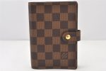 Authentic Louis Vuitton Damier Agenda PM Notebook Cover R20700 LV 5864K Fashion