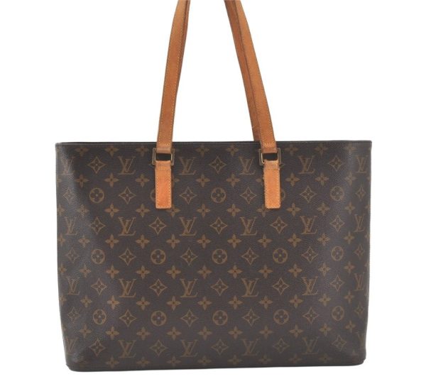 Authentic Louis Vuitton Monogram Luco Shoulder Tote Bag M51155 LV 7565K Online Hot Sale