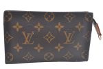 Authentic Louis Vuitton Monogram Pouch For Bucket PM LV L0242 Online